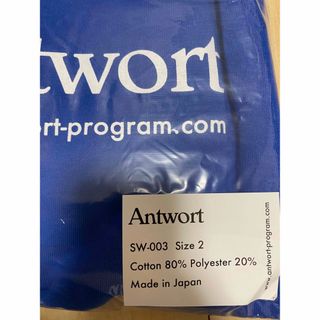 Antwort Staff Crewneck スウェット 3 ブルー