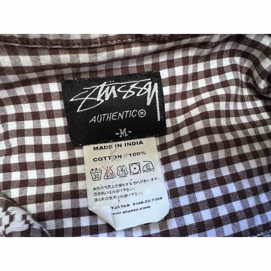 STUSSY(ステューシー)のステューシー　STUSSY  半袖シャツ　ボタンダウン　初期　レア　希少 メンズのトップス(シャツ)の商品写真