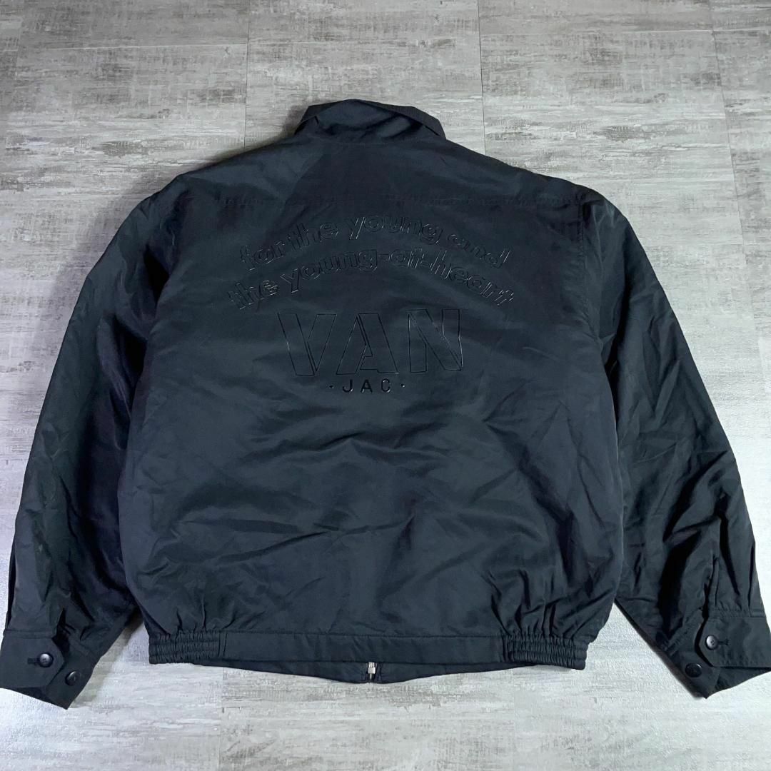 VAN JACKET スウィングトップ ジップブルゾン 黒 ドリズラージャケット | フリマアプリ ラクマ