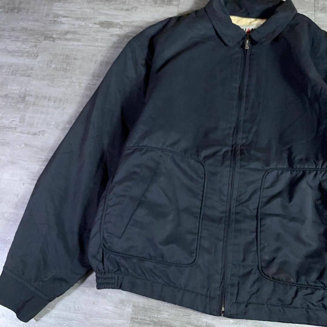 VAN JACKET スウィングトップ ジップブルゾン 黒 ドリズラージャケット