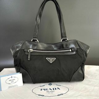 プラダ(PRADA)のプラダ PRADA トートバッグ ナイロン テスート 三角ロゴ ブラック(トートバッグ)