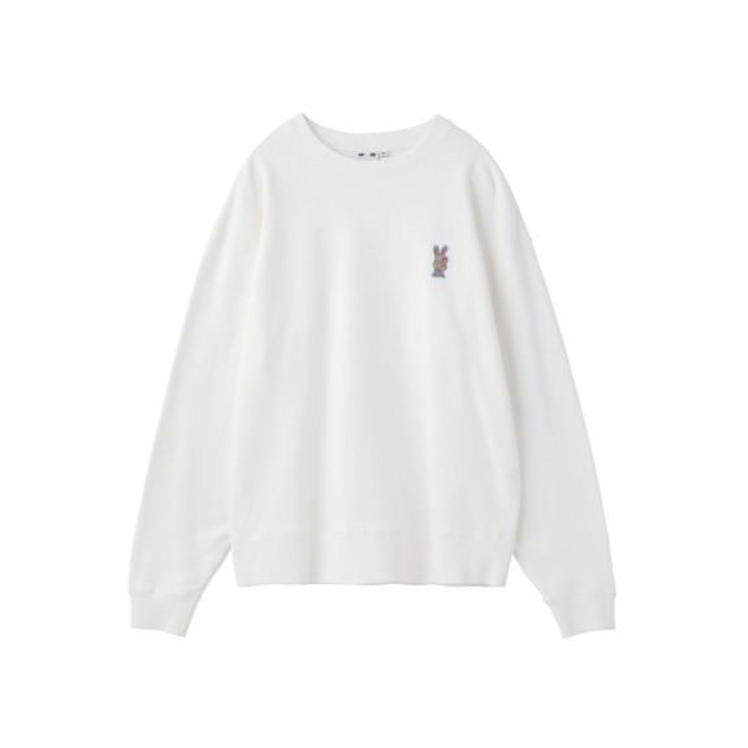 X-girl(エックスガール)のBUNNY EMBROIDERY CREW SWEAT TOP レディースのトップス(トレーナー/スウェット)の商品写真