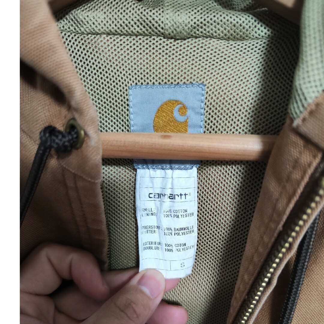 カーハート carhartt ダックジャケット sサイズ パーカーブルゾンの