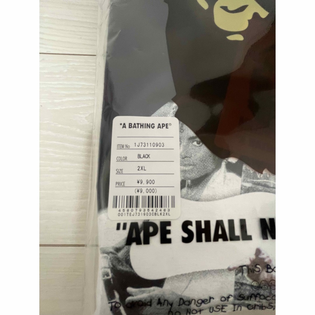 A BATHING APE(アベイシングエイプ)のBAPE X MICHAEL JACKSON APE HEAD XXLサイズ メンズのトップス(Tシャツ/カットソー(半袖/袖なし))の商品写真