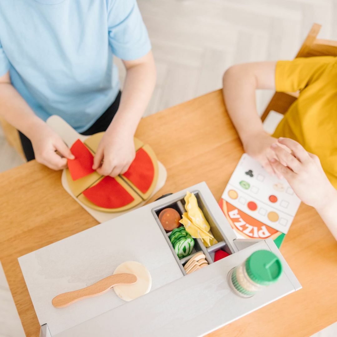 メリッサ&ダグ (Melissa&Doug) 木製 おままごと キッチン ピザ屋