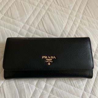 PRADA - 超美品 PRADA プラダ パスケース付き ダブルホック リボン ...