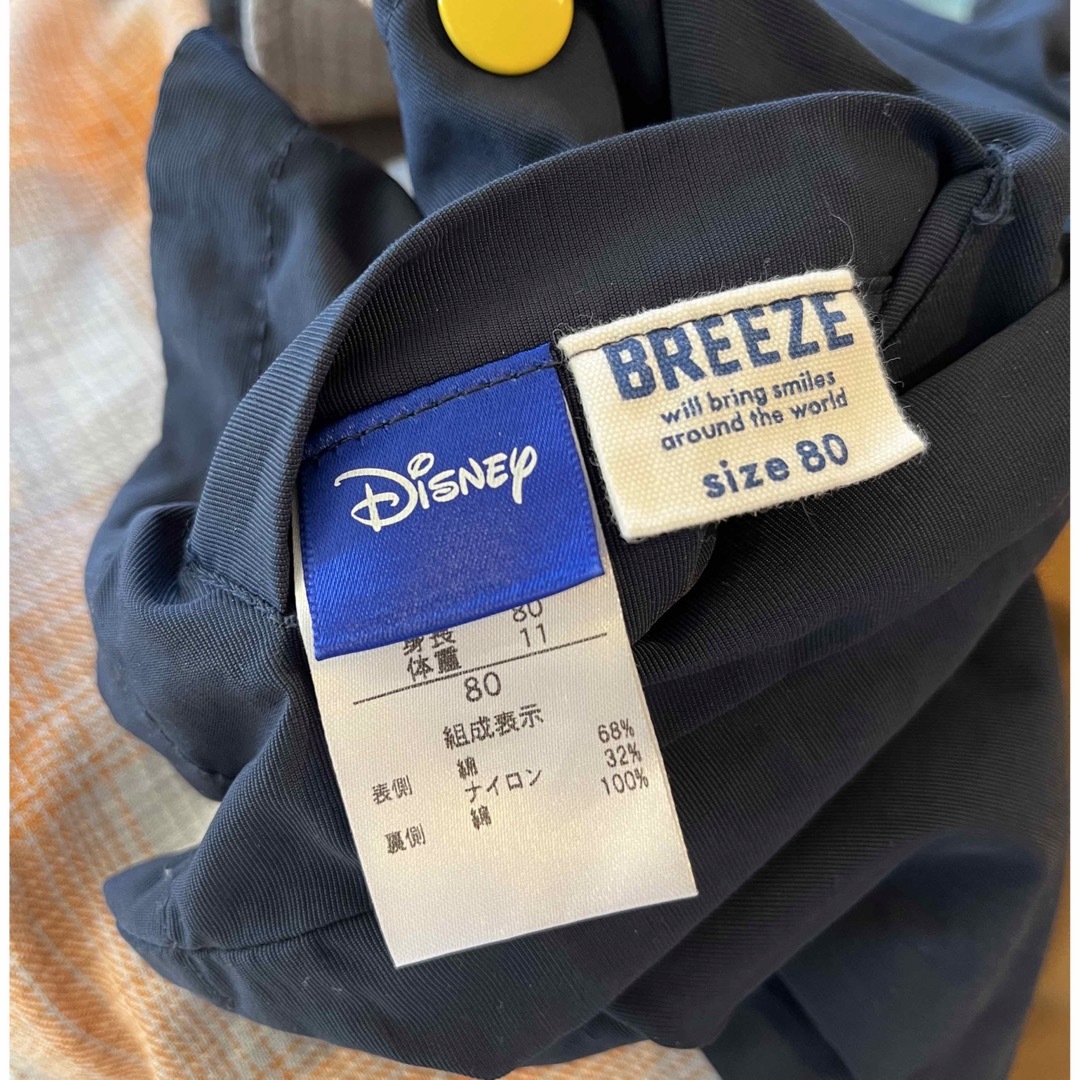 BREEZE(ブリーズ)のブリーズ　ジャケット　ミッキー　80 キッズ/ベビー/マタニティのベビー服(~85cm)(ジャケット/コート)の商品写真