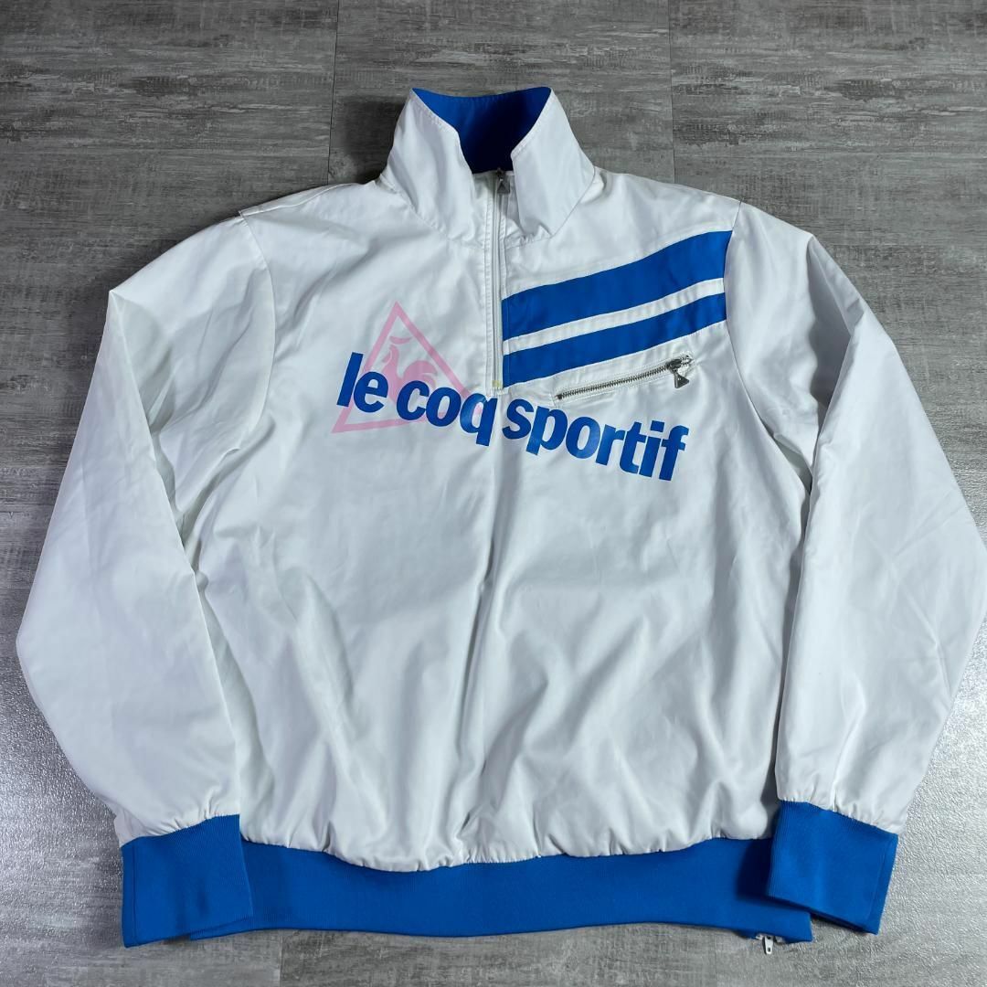 新品 希少 L lecoq sportif golf wind jacket 白