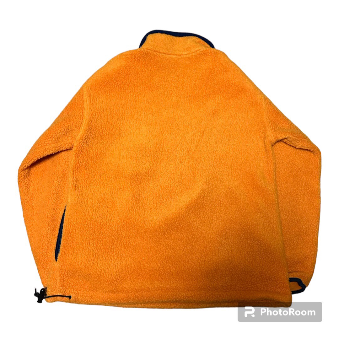 L.L.Bean(エルエルビーン)の良品 USA製 L.L.Bean プルオーバー ボア フリース オレンジ メンズのジャケット/アウター(ブルゾン)の商品写真