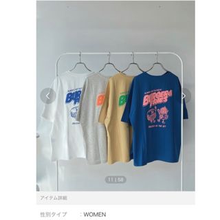 アズノウアズ(AS KNOW AS)のAS KNOW AS plus ジャンクフード発泡プリントTシャツ(Tシャツ(半袖/袖なし))