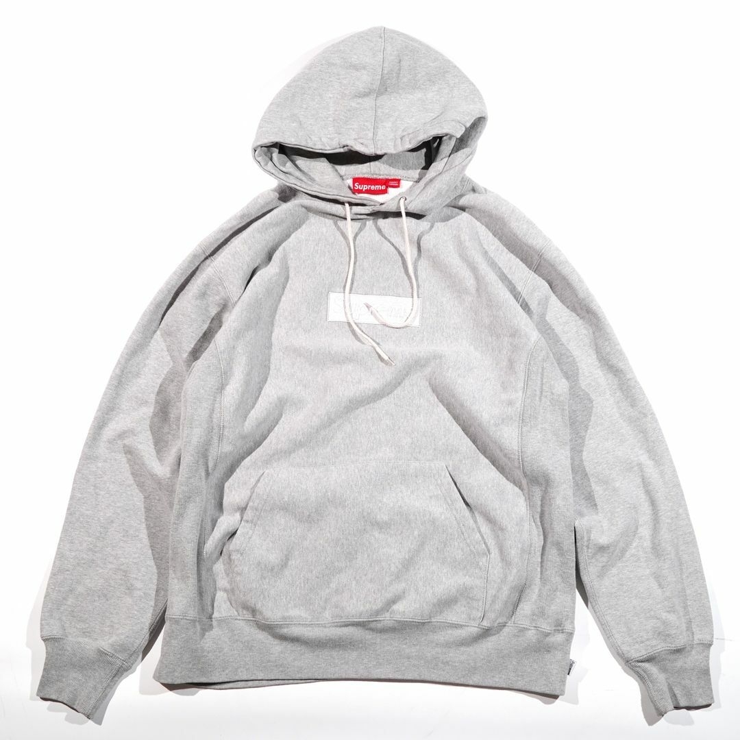 初期 紙タグ Supreme ボックスロゴ パーカー フーディー XL - www