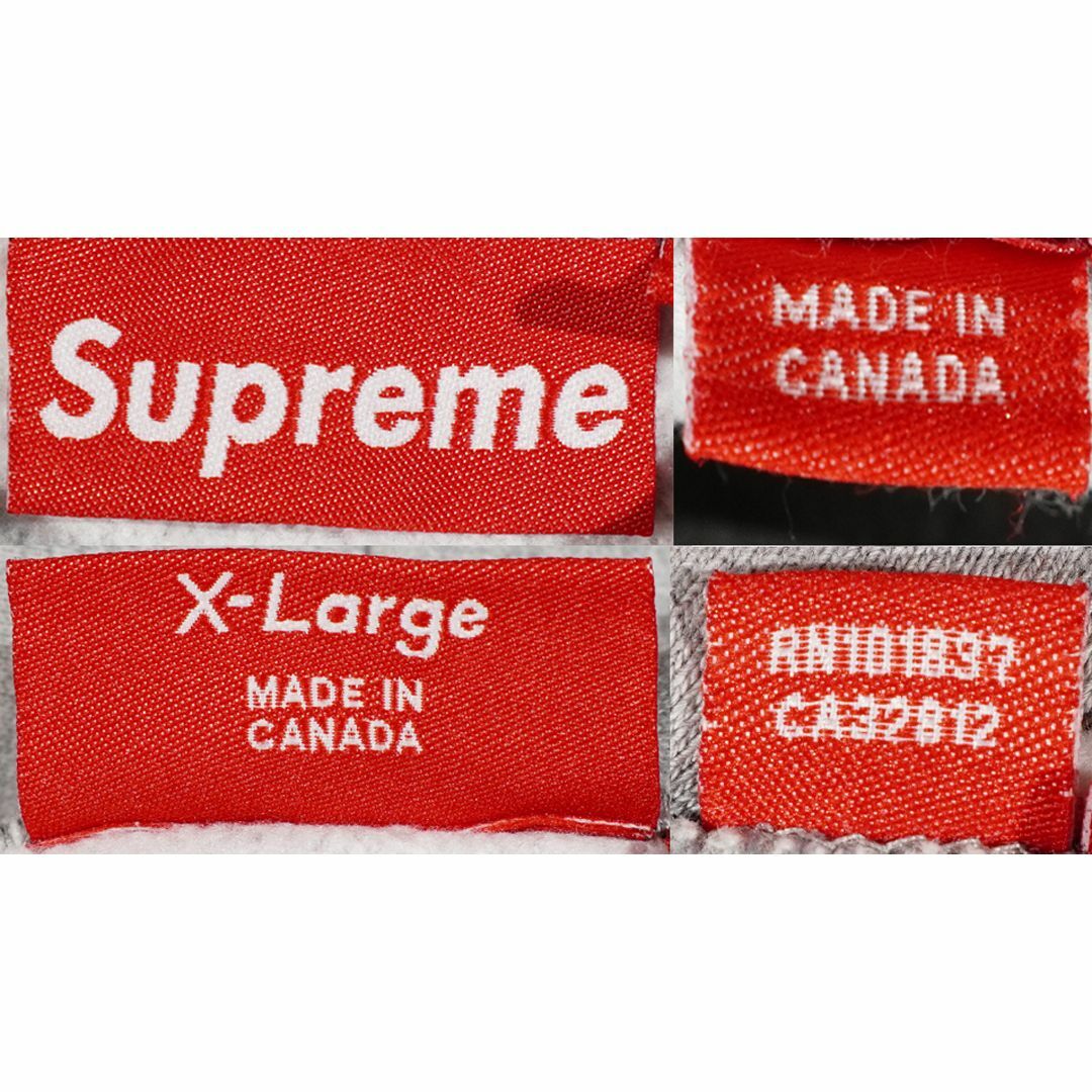 初期 紙タグ Supreme ボックスロゴ パーカー フーディー XL