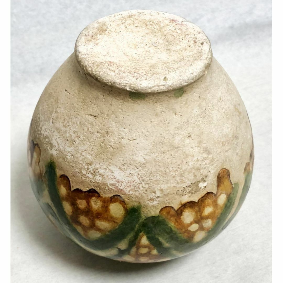 唐時代 唐三彩壺 伝世品焼物 保証 陶器 中国美術 ウブ品 WWTT173 唐時代 唐三彩壺 伝世品焼物 保証 陶器 中国美術 ウブ品 WWTT173