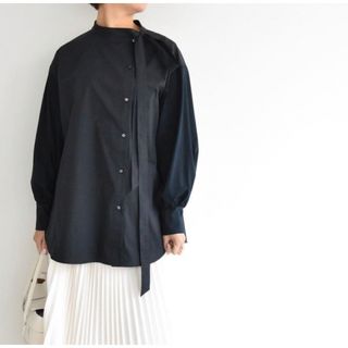 ユナイテッドアローズ(UNITED ARROWS)のcen. カットソーキリカエ ボウタイブラウス(シャツ/ブラウス(長袖/七分))