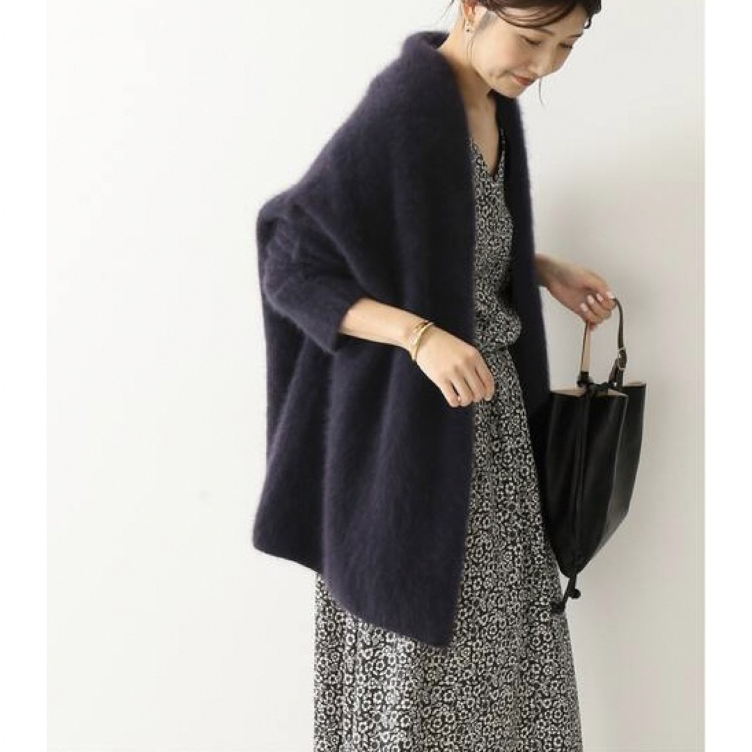 Noble - 新品!希少ネイビー NOBLE ラクーンニットオーバー