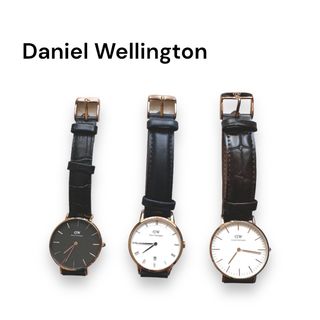 ダニエルウェリントン(Daniel Wellington)の【超お買得】ダニエルウェリントン　時計3本セット　男女兼用　オーソドックス　(腕時計)