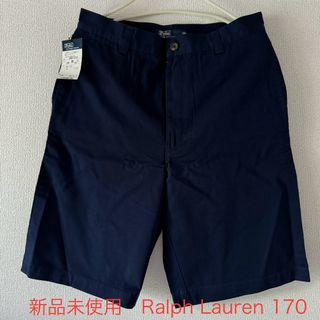 ポロラルフローレン(POLO RALPH LAUREN)の新品◆未使用　Polo Ralph Lauren ハーフパンツ　170 ネイビー(パンツ/スパッツ)