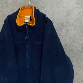 L.L.Bean   USA製エルエルビーン 刺繍ロゴ フリースナイロン