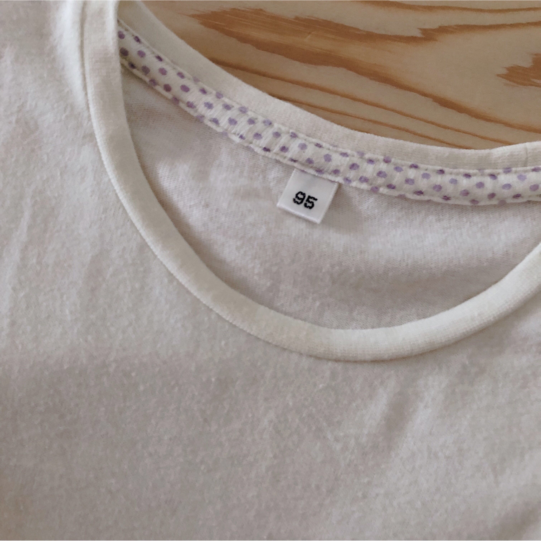BREEZE(ブリーズ)のused 100サイズBREEZEトレーナー 95サイズ長袖 2枚セット  キッズ/ベビー/マタニティのキッズ服女の子用(90cm~)(Tシャツ/カットソー)の商品写真