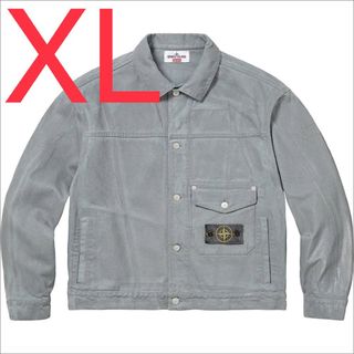 シュプリーム(Supreme)のSupreme Stone Island Denim TruckerJacket(Gジャン/デニムジャケット)