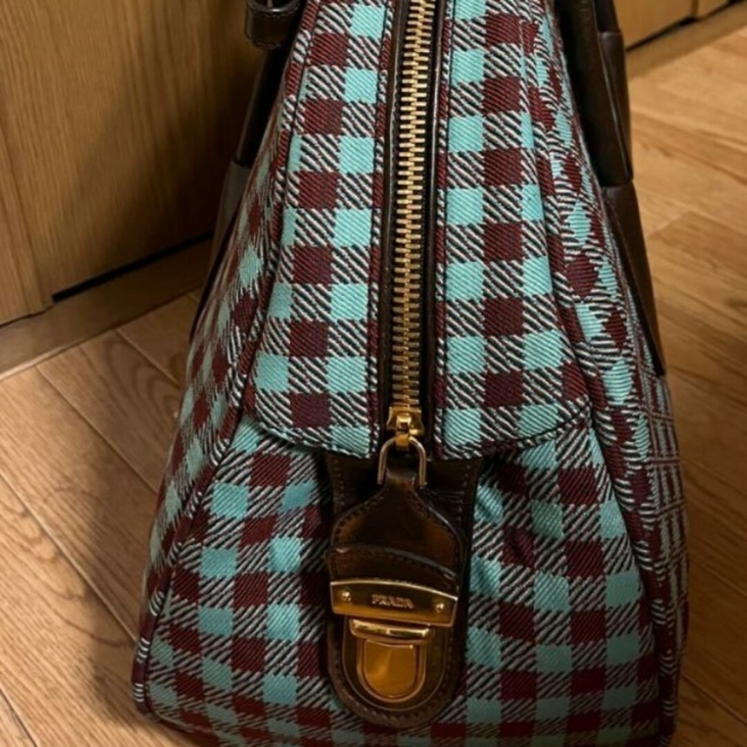 PRADA - 最終値下げ PRADA チェック トートバッグ 紗栄子の通販 PRADA - 最終値下げ PRADA チェック トートバッグ 紗栄子の通販