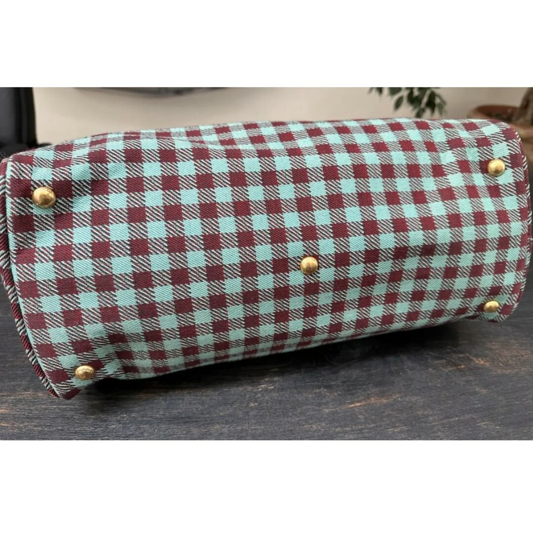 PRADA - 最終値下げ PRADA チェック トートバッグ 紗栄子の通販 PRADA - 最終値下げ PRADA チェック トートバッグ 紗栄子の通販
