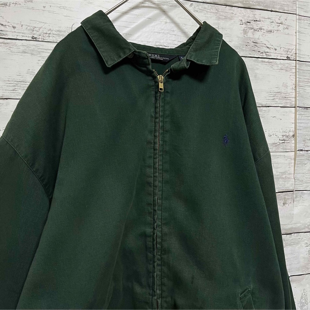 POLO RALPH LAUREN - 希少 80s 90s USA製 L 緑 グリーン ラルフ POLO RALPH LAUREN - 希少 80s 90s USA製 L 緑 グリーン ラルフ