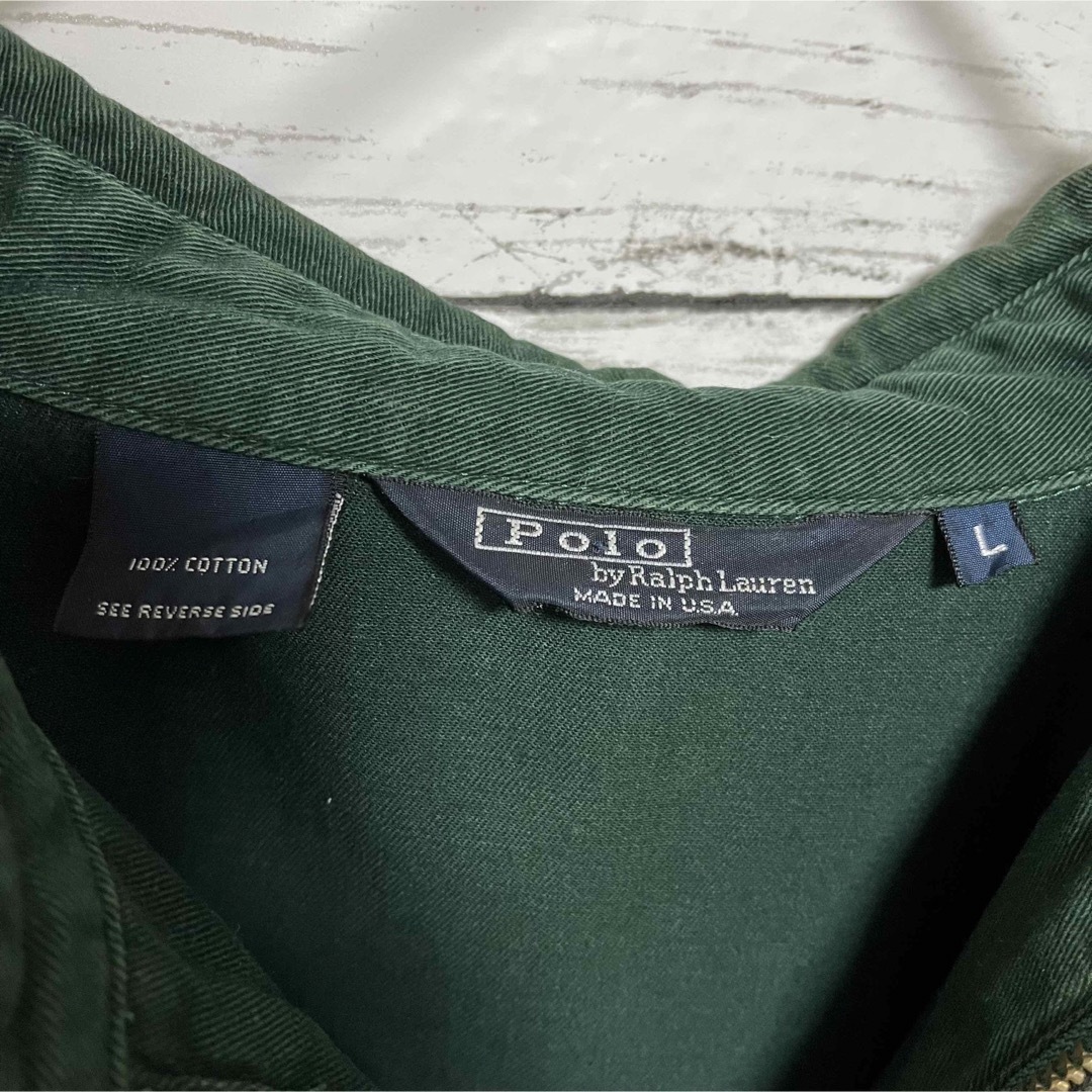 POLO RALPH LAUREN - 希少 80s 90s USA製 L 緑 グリーン ラルフ POLO RALPH LAUREN - 希少 80s 90s USA製 L 緑 グリーン ラルフ