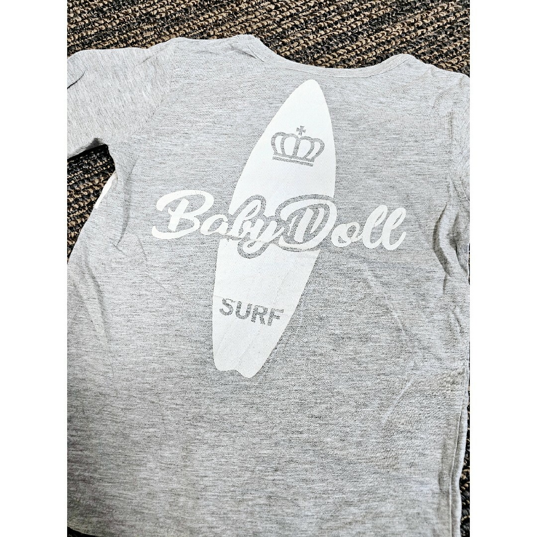 BABYDOLL(ベビードール)のベビードール☆BABYDOLL☆130長袖サーフ柄カットソーTシャツ キッズ/ベビー/マタニティのキッズ服男の子用(90cm~)(Tシャツ/カットソー)の商品写真