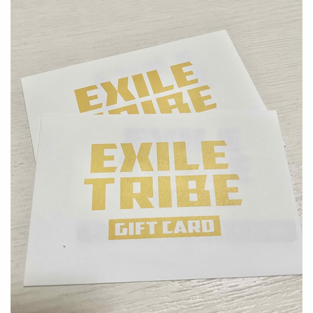 優待券/割引券EXILE TRIBE ギフトカード