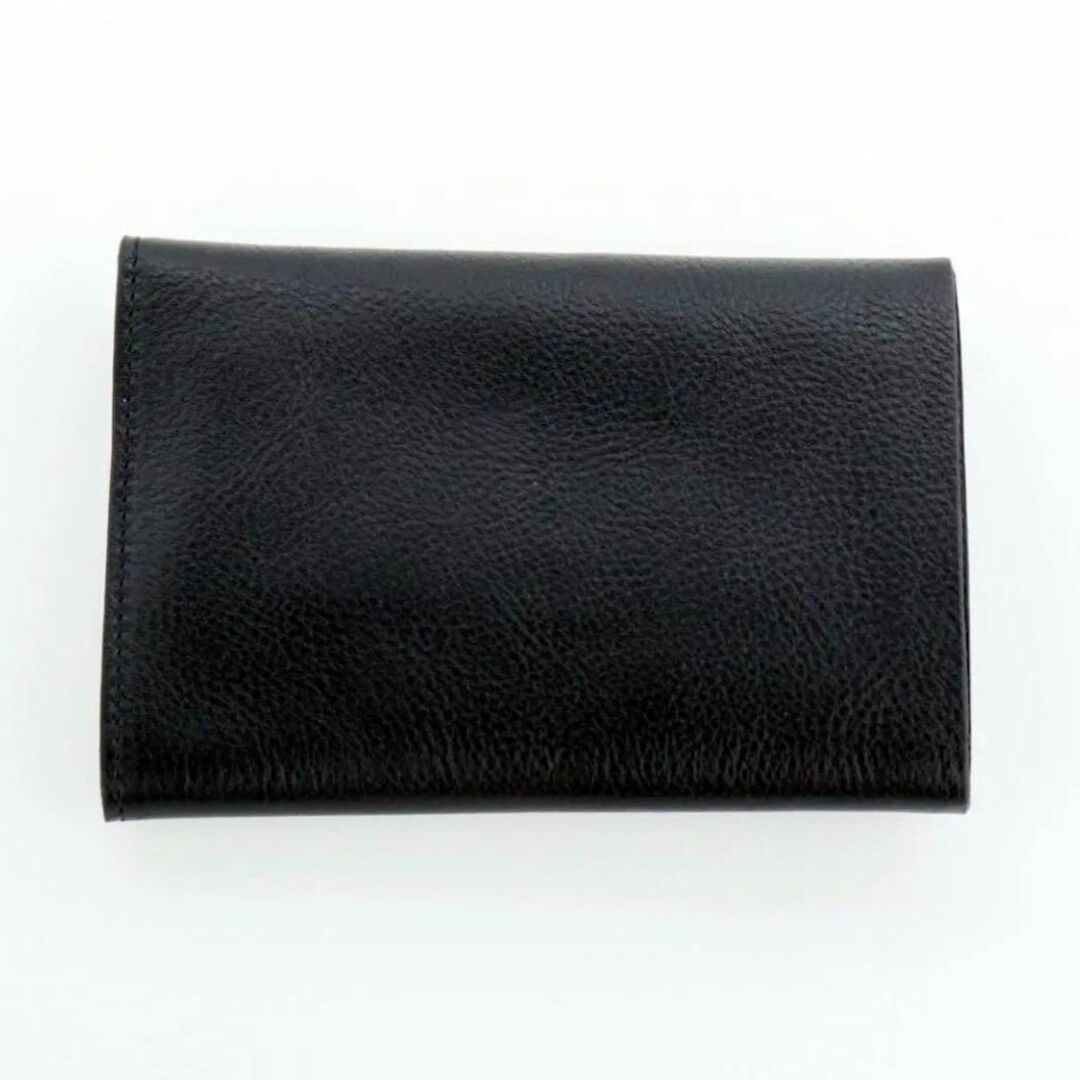 イルビゾンテ 折財布 二つ折り ブラック 黒色 レザー 本革 ミニ財布