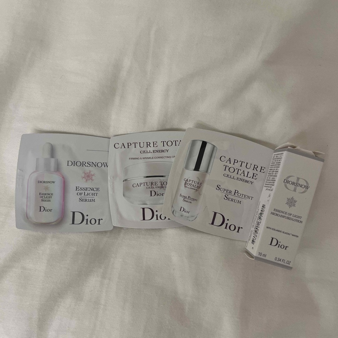 Christian Dior(クリスチャンディオール)のDIOR美容液クリームサンプルセット コスメ/美容のキット/セット(サンプル/トライアルキット)の商品写真