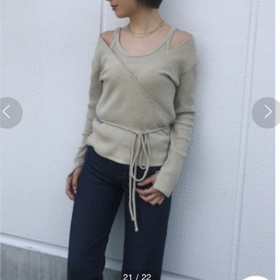 moussy(マウジー)のCROSSOVER トップスセット レディースのトップス(カットソー(長袖/七分))の商品写真