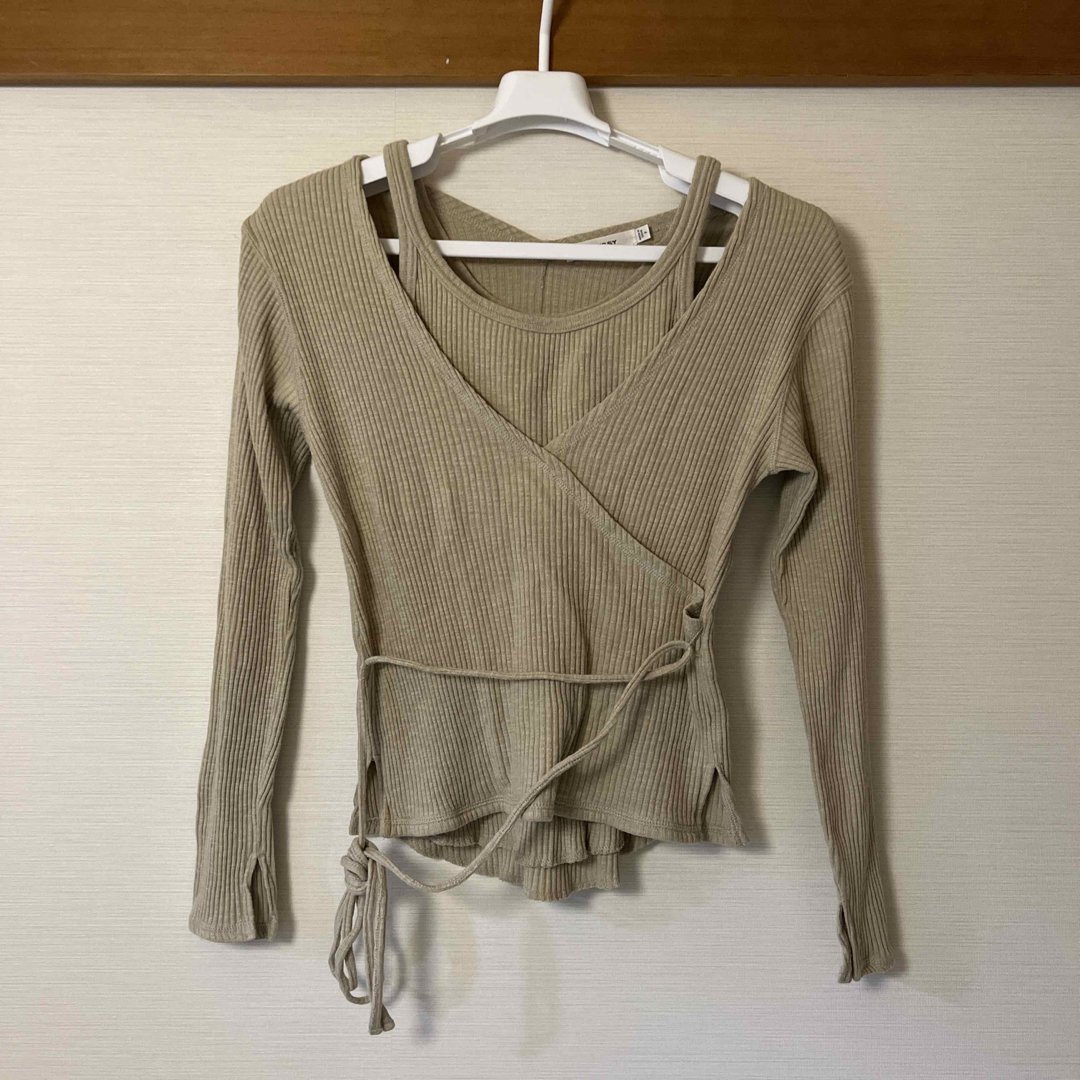 moussy(マウジー)のCROSSOVER トップスセット レディースのトップス(カットソー(長袖/七分))の商品写真