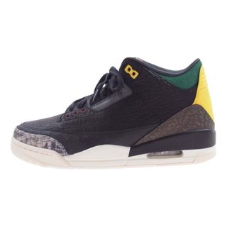 ナイキ(NIKE)のNIKE ナイキ スニーカー CV3583-003 AIR JORDAN 3 AJ3 RETRO SE Animal Instinct 2.0 エアジョーダン レトロ アニマル スニーカー マルチカラー系 27.5cm【美品】【中古】(スニーカー)