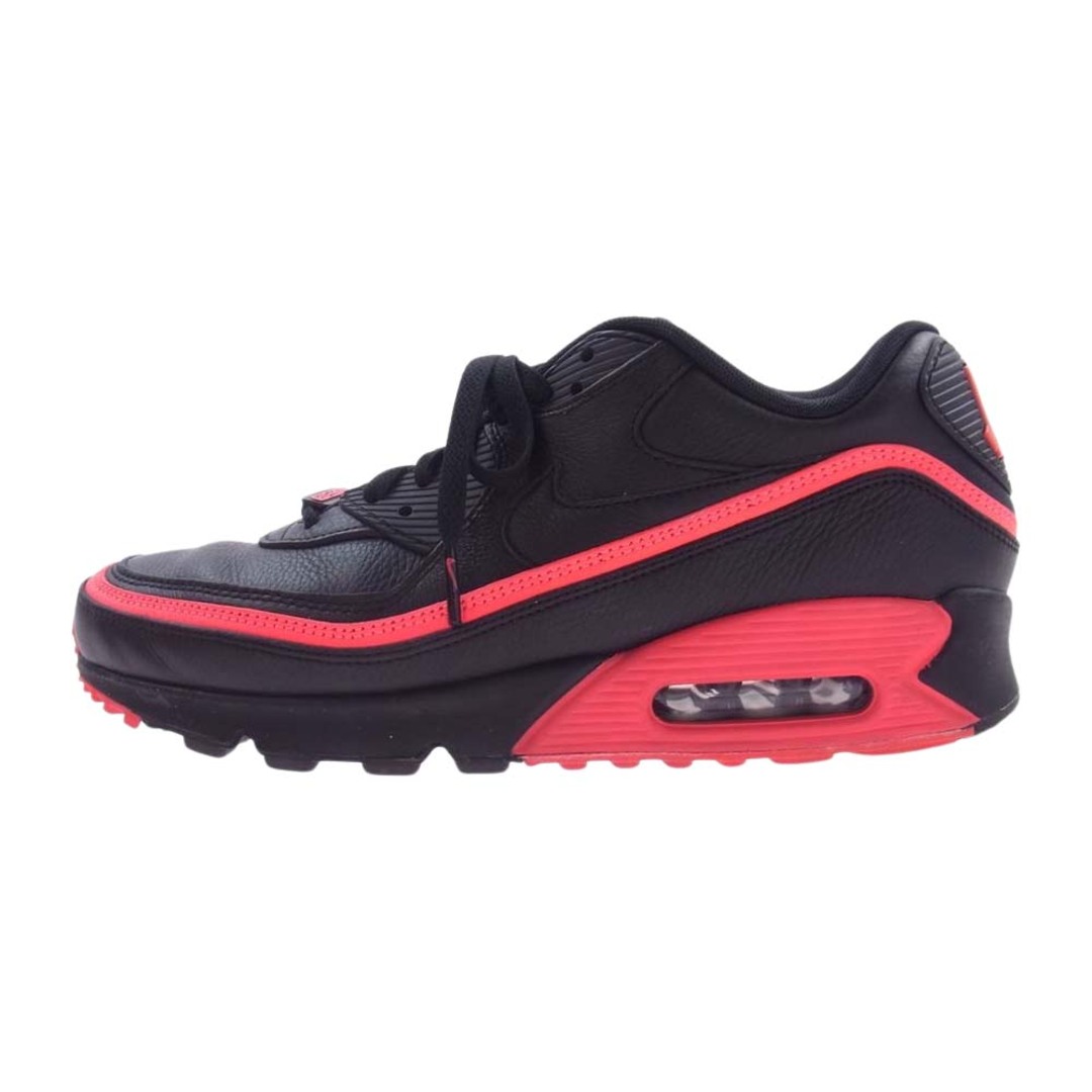 NIKE ナイキ スニーカー CJ7197-003 × UNDEFEATED アンディフィーテッド AIR MAX 90 BLACK RED アマックス 90 ブラック レッド スニーカー ブラック系 レッド系 28cm約30cm高さ