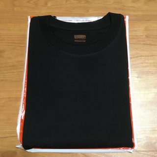 ユニバーサルオーバーオール(UNIVERSAL OVERALL)の未使用 UNIVERSAL OVERALL WIDE HEAVY TEE 黒 M(Tシャツ/カットソー(半袖/袖なし))