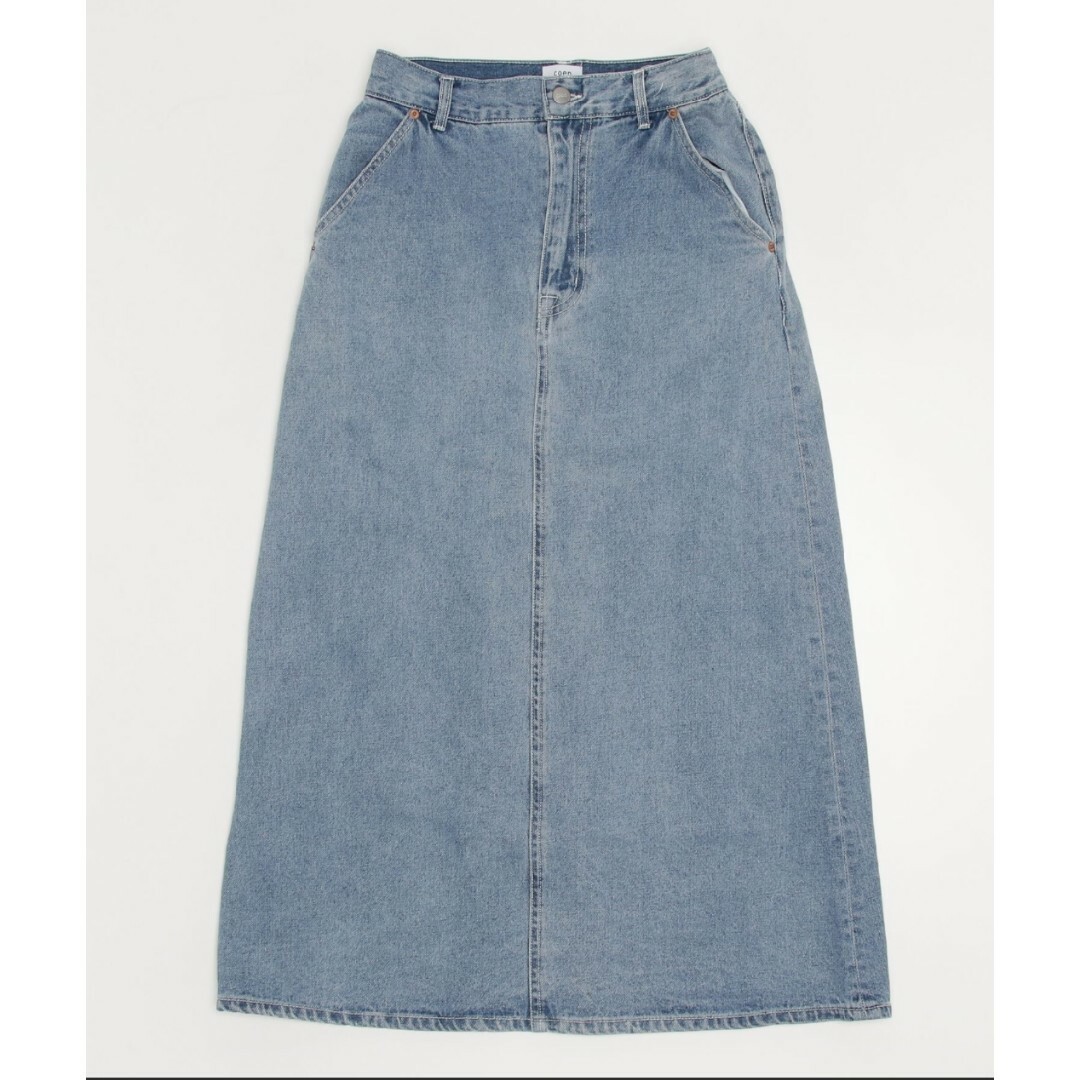 coen(コーエン)のcoen/Lサイズ、デニムロングスカート-コバルトブルー レディースのスカート(ロングスカート)の商品写真