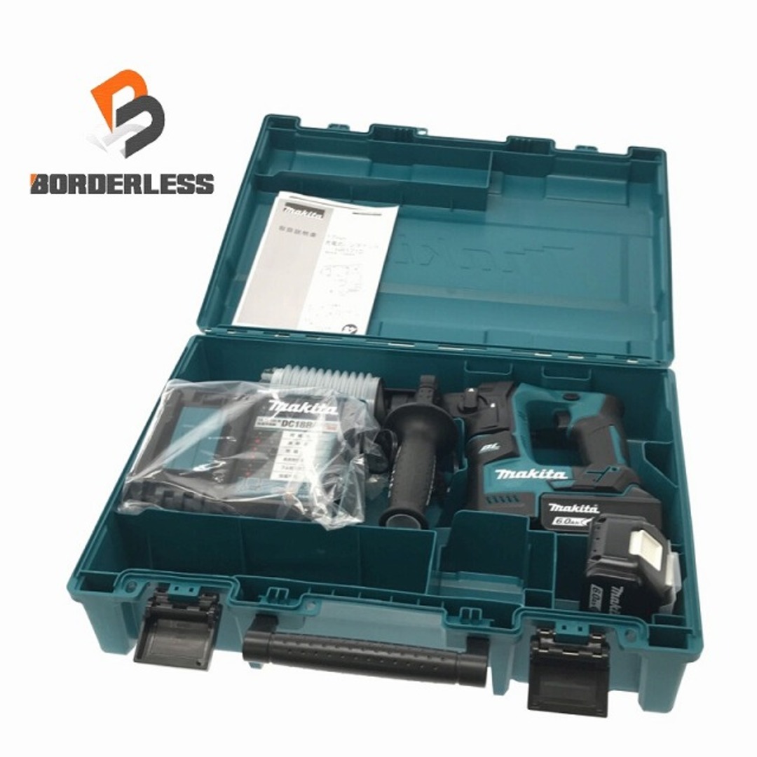 ☆未使用品☆makita マキタ 18V 17mm 充電式ハンマドリル HR171DRGX バッテリー2個(6.0Ah) 充電器 ケース付 80527