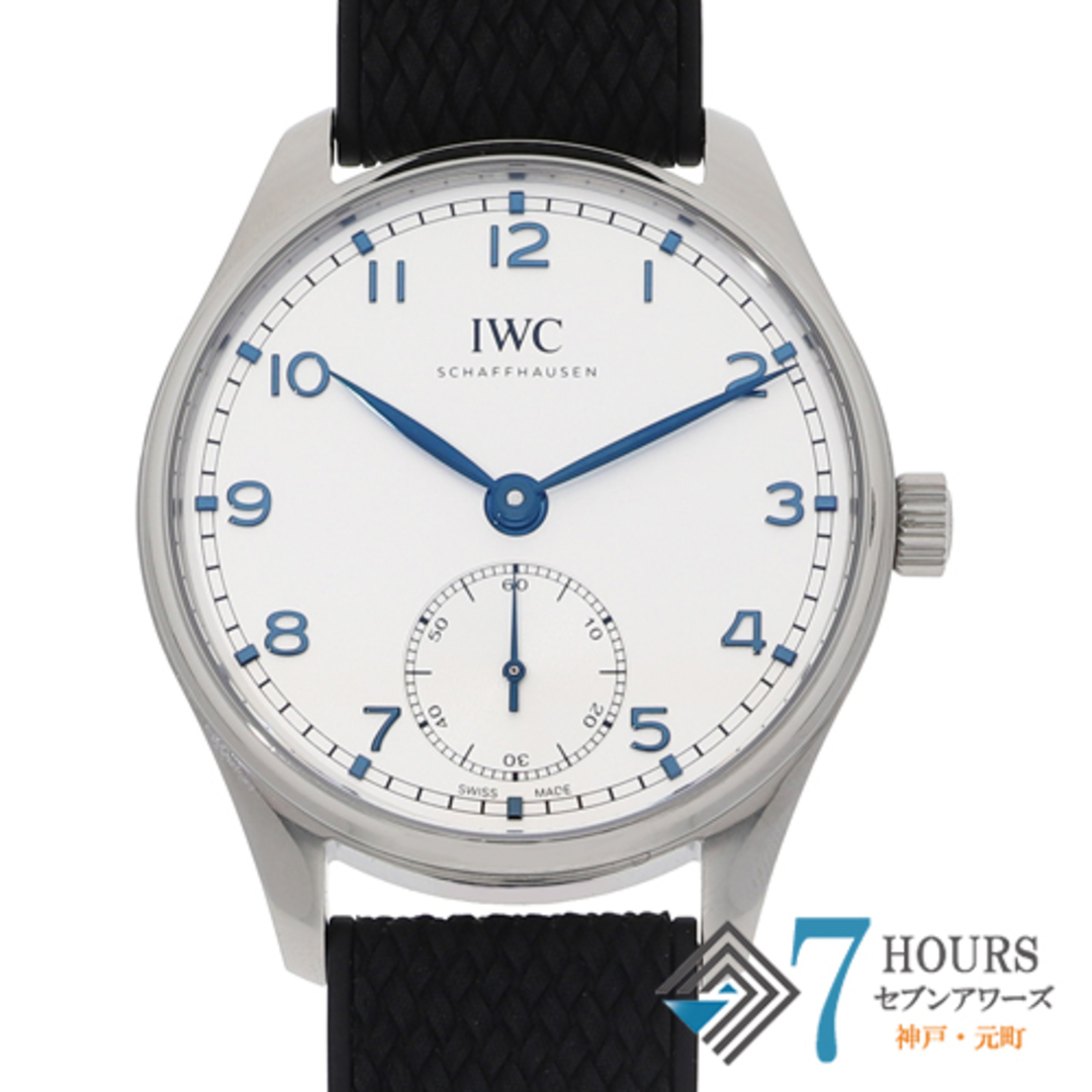 【118137】IWC インターナショナルウォッチカンパニー  IW358304 ポルトギーゼ オートマティック40 シルバーダイヤル SS/ラバー 自動巻き ギャランティーカード 純正ボックス 腕時計 時計 WATCH メンズ 男性 男 紳士