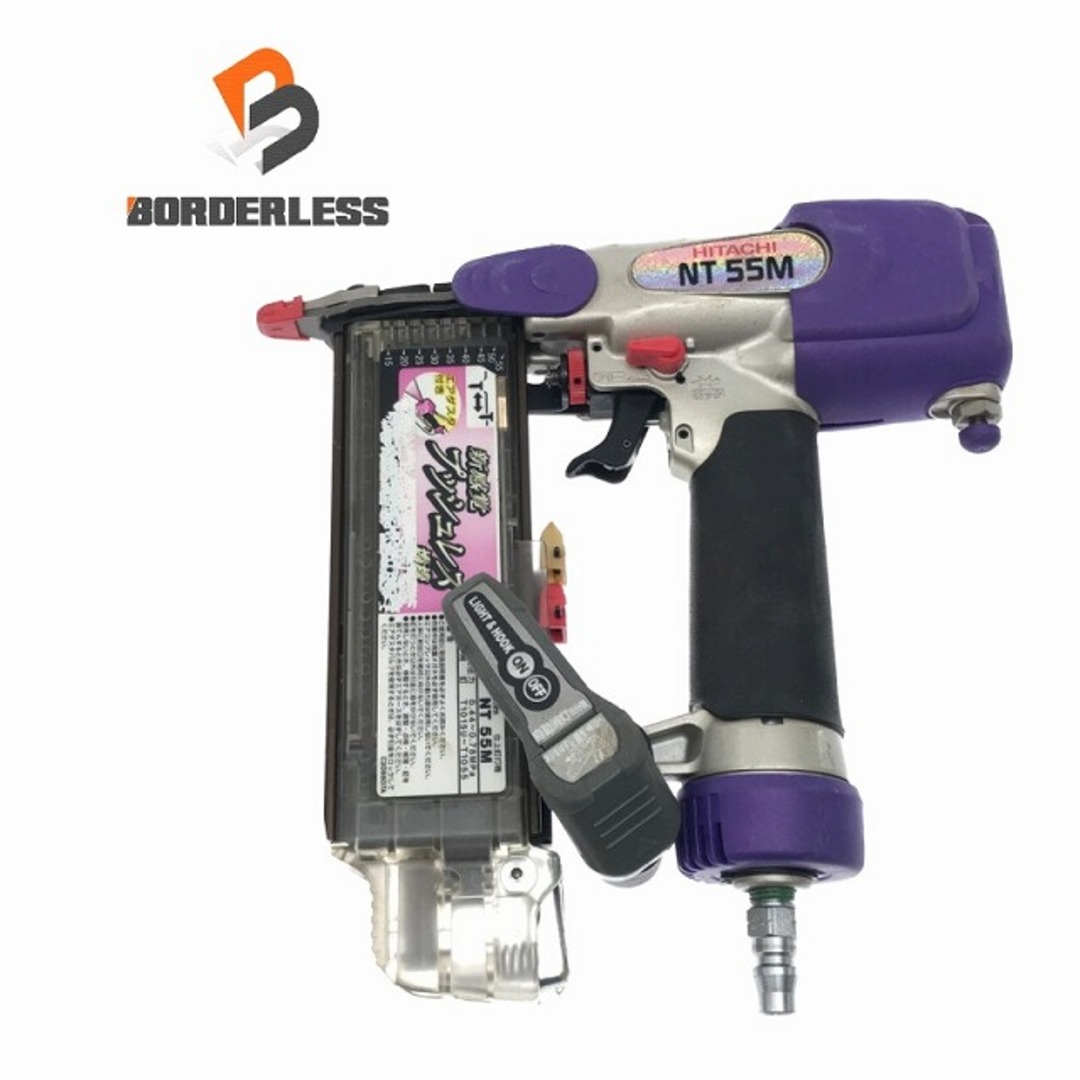 日立 - ☆中古品☆HITACHI 日立工機 55mm 常圧 仕上釘打機 NT55M 日立 - ☆中古品☆HITACHI 日立工機 55mm 常圧 仕上釘打機 NT55M