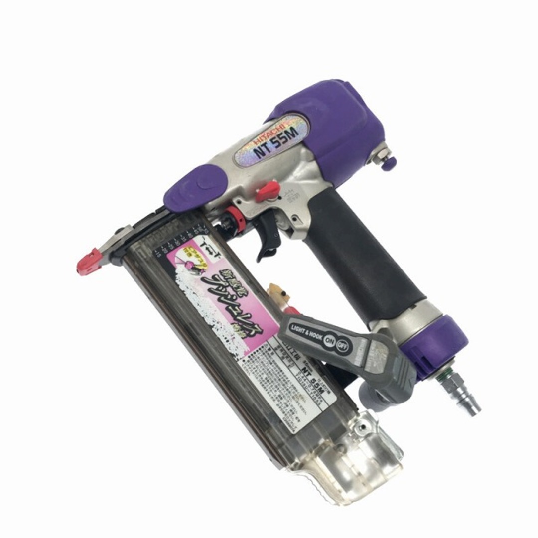 日立 - ☆中古品☆HITACHI 日立工機 55mm 常圧 仕上釘打機 NT55M 日立 - ☆中古品☆HITACHI 日立工機 55mm 常圧 仕上釘打機 NT55M