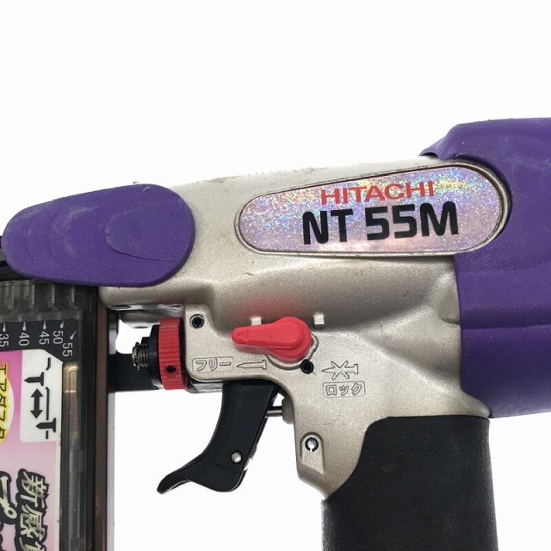日立 - ☆中古品☆HITACHI 日立工機 55mm 常圧 仕上釘打機 NT55M 日立 - ☆中古品☆HITACHI 日立工機 55mm 常圧 仕上釘打機 NT55M