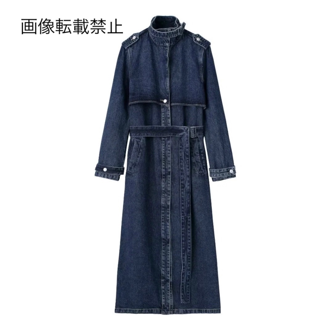 10月新作12700◆デニム ロングコート