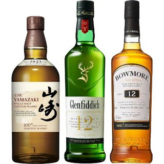 白州・ボウモア12年・グレンフィディック12年の飲み比べセット