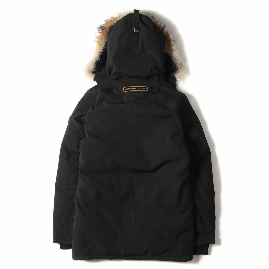 CANADA GOOSE(カナダグース)のCANADA GOOSE カナダグース ダウン ジャケット サイズ:XS ファー フード ポリ コットン ダウン コート JASPER PARKA 3438JM R ジャスパー パーカー ブラック 黒 アウター ブルゾン【メンズ】【中古】 メンズのジャケット/アウター(ダウンジャケット)の商品写真