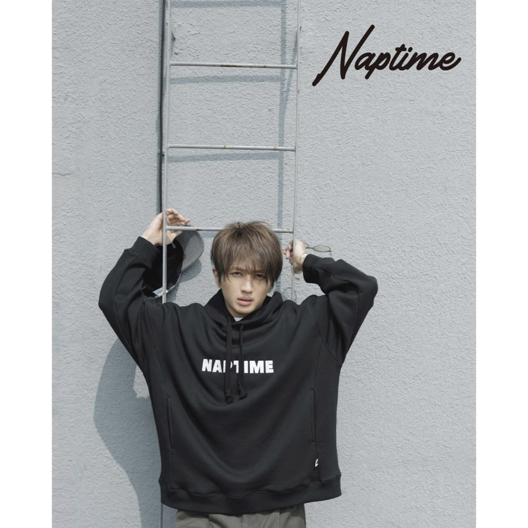 AAA(トリプルエー)の期間限定値下げ【タグ付き】Nissy 西島隆弘 Naptime. パーカー　黒 レディースのトップス(パーカー)の商品写真