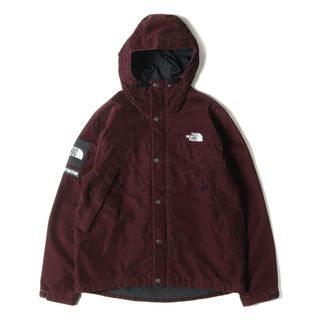 Supreme シュプリーム ジャケット サイズ:S 12AW THE NORTH FACE ノースフェイス コーデュロイ マウンテンパーカー  Mountain shell Jacket バーガンディー アウター ジャケット コート コラボ【メンズ】【中古】