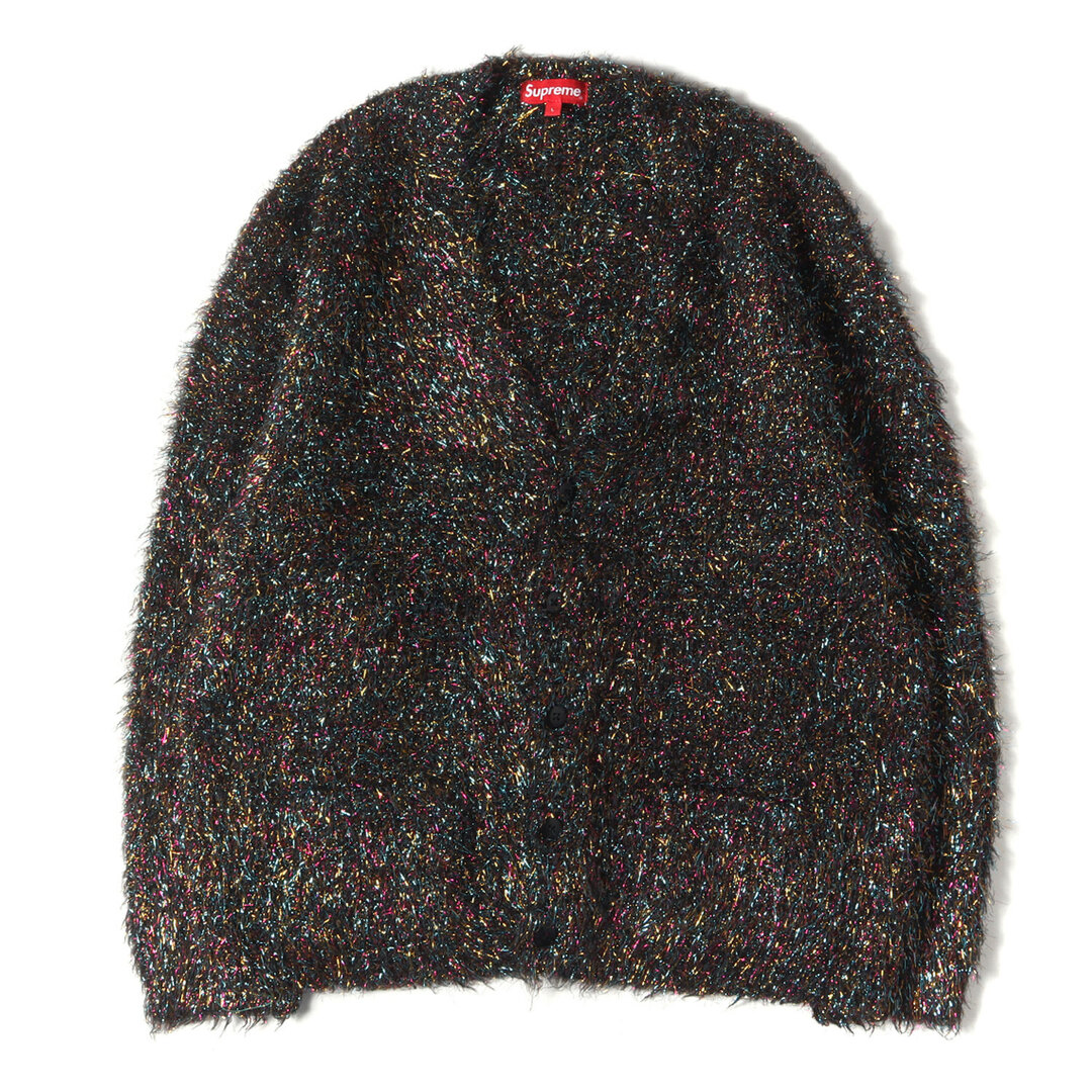 Supreme シュプリーム カーディガン サイズ:L 23SS スパークル ニット カーディガン Sparkle Cardigan マルチカラー トップス 長袖 カジュアル【メンズ】【美品】