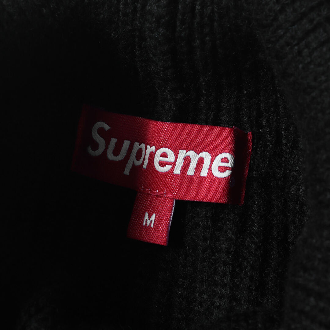 Supreme シュプリーム パーカー サイズ:L 22AW スモール BOXロゴ バラクラバ タートルネック セーター Small Box Balaclava/Turtleneck Sweater ブラック 黒 トップス カットソー シンプル カジュアル ストリート ブランド 【メンズ】【美品】